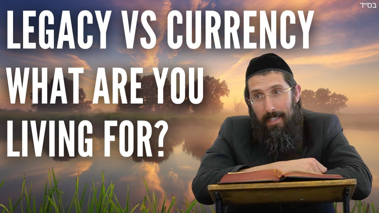Legacy vs. Currency - What are you Living for?